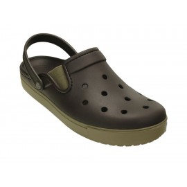 Crocs Sandalia City Sneaks M Espresso Café Obscuro - Envío Gratuito