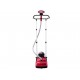 Oster PQTIRONRED Central de Vapor con Tubo Telescópico Ajustable + Plancha de Vapor con Recubrimiento Cerámico Rojo - Envío Grat