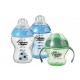 Tommee Tippee Set de Biberones y Vaso de Entrenador para Niño - Envío Gratuito