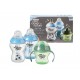 Tommee Tippee Set de Biberones y Vaso de Entrenador para Niño - Envío Gratuito