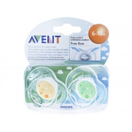 Avent Set de Chupones Freeflow, 6-18 meses - Envío Gratuito