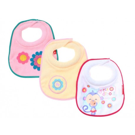 Fisher Price Set de Baberos para Niña - Envío Gratuito