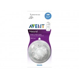 Avent Set de Tetinas Natural Flujo Medio - Envío Gratuito