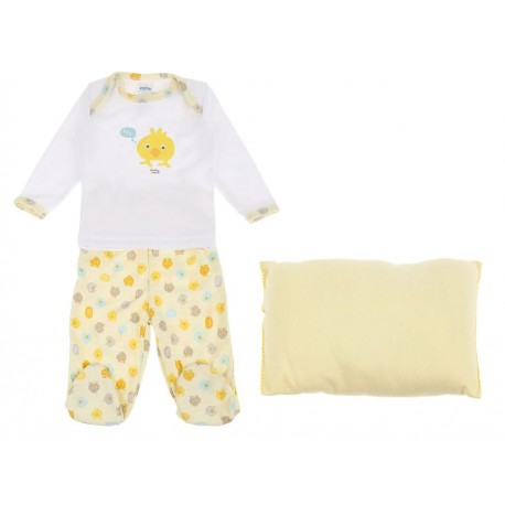 Conjunto Baby Mink Pijamink amarillo - Envío Gratuito