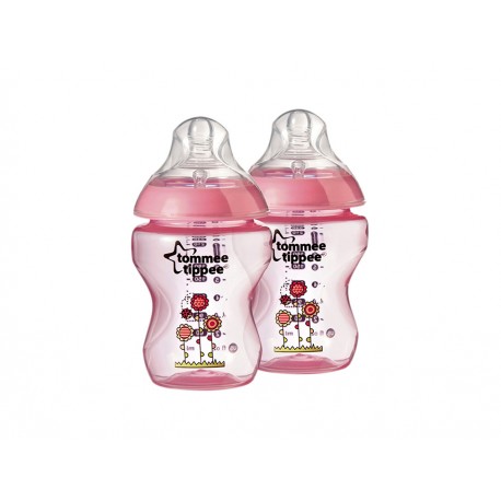 Tommee Tippee Set de Biberones Easi Vent para Niña, 9 oz - Envío Gratuito