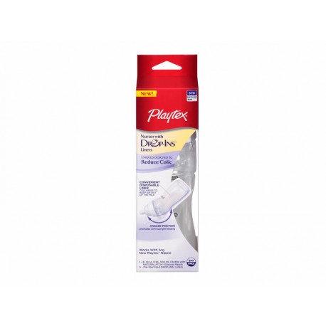 Playtex Biberón con Bolsas Desechables Drop Ins, 8 oz - Envío Gratuito