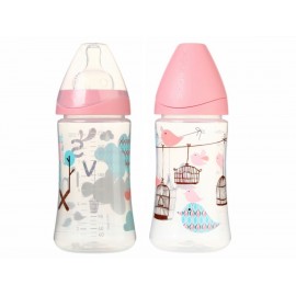 Suavinex Set de Biberones para Niña, 9 oz - Envío Gratuito