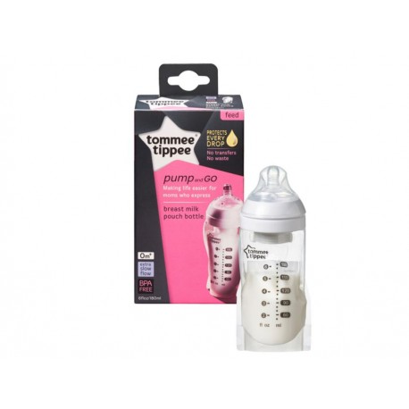 Tommee Tippee Biberón Pump&Go, 6 oz - Envío Gratuito