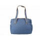 Pañalera tipo satchel Carmen Patricia Yakon azul - Envío Gratuito