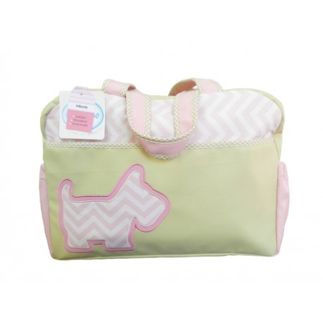 Pañalera tipo Satchel Cocolino Amigos rosa - Envío Gratuito