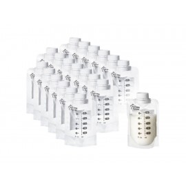 Tommee Tippee Set de 20 Bolsas Almacenadoras Pump&Go, 6 oz - Envío Gratuito