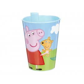 Siglo XXI Vaso con Popote Peppa Pig - Envío Gratuito