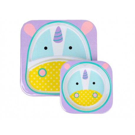 Skip Hop Set de Platos Unicornio - Envío Gratuito