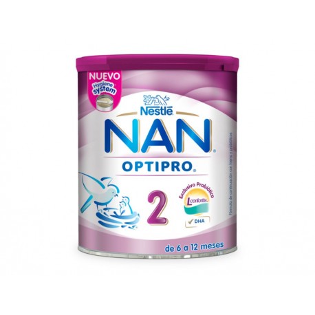 Nan 2 Optipro etapa 2 fórmula infantil Nestlé lata 1,2 kg - Envío Gratuito