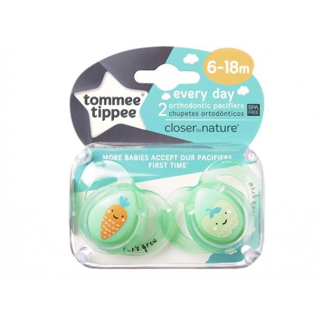 Tommee Tippee Set de Chupones Every Day 6-18 meses - Envío Gratuito