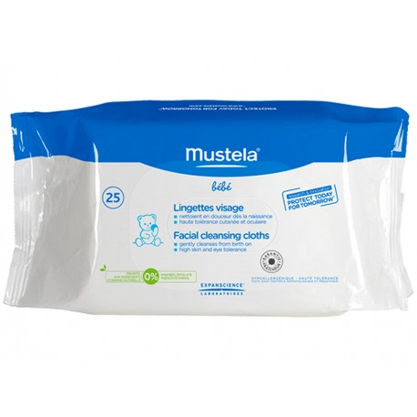 Toallas faciales Mustela 25 piezas - Envío Gratuito