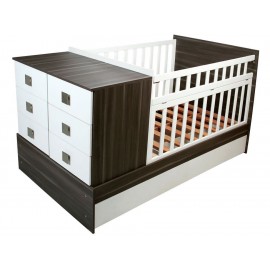 Cuna convertible Aranjuez gris - Envío Gratuito