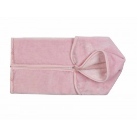 Cobertor Baby Mink Bag Liso rosa - Envío Gratuito