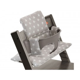 Cojín para Silla Stokke Tripp Trapp de algodón gris - Envío Gratuito