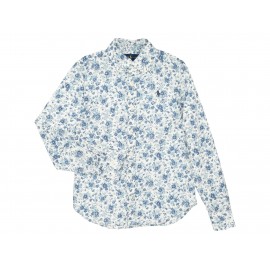 Blusa floral Polo Ralph Lauren de algodón para niña - Envío Gratuito