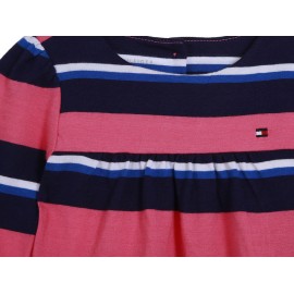 Blusa a rayas Tommy Hilfiger de algodón para niña - Envío Gratuito