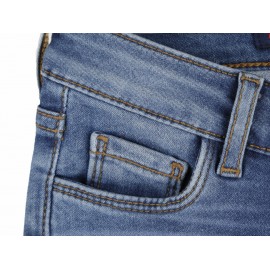 Jeans liso Sexy Jeans de algodón para niña - Envío Gratuito