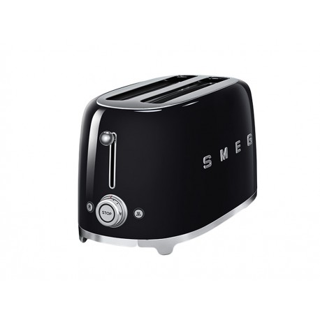 Smeg TSF02BLUS Tostador 4 Rebanadas Negro - Envío Gratuito