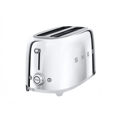 Smeg TSF02SSUS Tostador 4 Rebanadas Cromado - Envío Gratuito