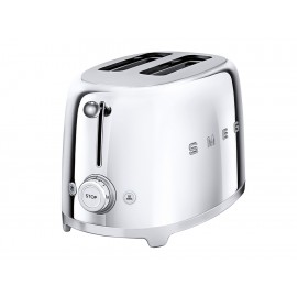 Smeg TSF01SSUS Tostador 2 Rebanadas Cromado - Envío Gratuito