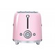 Smeg TSF01PKUS Tostador 2 Rebanadas Rosa - Envío Gratuito