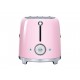 Smeg TSF02PKUS Tostador 4 Rebanadas Rosa - Envío Gratuito