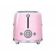 Smeg TSF02PKUS Tostador 4 Rebanadas Rosa - Envío Gratuito