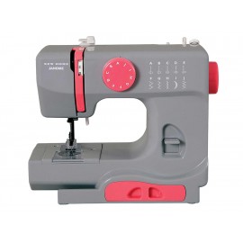 Janome Máquina de Coser Mecánica Gris con Rosa - Envío Gratuito