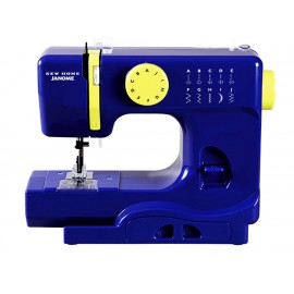 Janome Máquina de Coser Mecánica Azul con Lima - Envío Gratuito